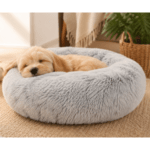 1und. x $24.650 Cama Peluda Redonda para Mascotas - Imagen 2