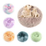 1und. x 18.850 - Cama Peluda Redonda para Mascotas