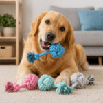 6und. x $6.960 ($1.160 c/u) - Juguete de Cuerda de Algodón con Pelota - Imagen 2