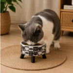 3und. x $8.250 ($2.750 c/u) - Plato Elevado para Mascotas con Diseño de Gatos - Imagen 2