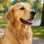 6und. x $9.540 ($1.590 c/u) - Collar Metálico Dorado de Eslabones para Mascotas - Imagen 2
