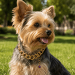 3und. x $6.960 ($2.320 c/u) - Collar Metálico Dorado con Extensor para Mascotas - Imagen 2