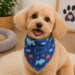 6 und. x $7.800 ($1.300 c/u) - Pañoleta Estampada para Mascota Grande - Imagen 2