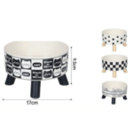 3und. x $8.250 ($2.750 c/u) - Plato Elevado para Mascotas con Diseño de Gatos