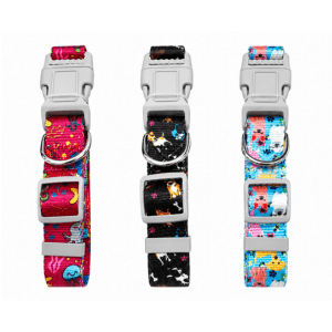 VICTORIA 6 und. x $4.500 ($750 c/u) - Collar Estampado Ajustable para Mascotas - Imagen 1