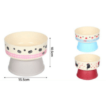 3und. x $6.540 ($2.180 c/u) - Plato Elevado para Mascotas con Diseño Decorativo
