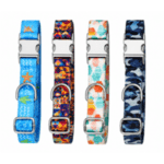 3 und. x $6.540 ($2.180 c/u) - Collar Estampado Ajustable para Mascotas