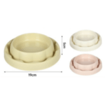 6und. x $8.700 ($1.450 c/u) - Plato Antiderrame para Mascotas