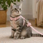 3 und. x $5.670 ($1.890 c/u) - Correa + Arnés para Gatos - Imagen 2