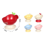 3und. x $5.220 ($1.740 c/u) - Plato Elevado para Mascotas Diseño Manzana
