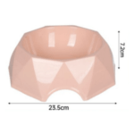 3und. x $6.680 ($1.080 c/u) - Plato para Mascotas Diseño Diamante