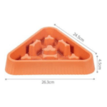 3und. x $8.250 ($2.750 c/u) - Plato Slow Feeder Triangular para Mascotas