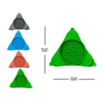 6und. x $5.940 ($990 c/u) - Plato Antiansiedad Triangular para Mascotas