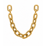 3und. x $5.670 ($1.890 c/u) - Collar Metálico Dorado de Eslabones para Mascotas