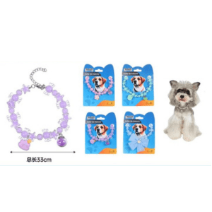 VICTORIA 3und. x $5.670 ($1.890 c/u) - Collar Decorativo con Cuentas para Mascotas - Imagen 1