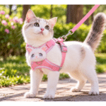 3und. x $6.540 ($2.180 c/u) - Arnés para Mascotas con Correa y Diseño de Gatito - Imagen 2