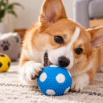 6und. x $10.440 ($1.740 c/u) - Pelota de Fútbol Texturizada para Mascotas - Imagen 2