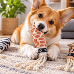6und. x $13.080 ($2.180 c/u) - Peluche Calamar con Cuerdas para Perros - Imagen 2