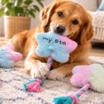 6und. x $8.400 ($1.400 c/u) - Peluche Estrella con Cuerda para Mascotas - Imagen 2
