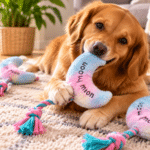6und. x $8.400 ($1.400 c/u) - Peluche Luna con Sonido y Cuerda para Perros - Imagen 2