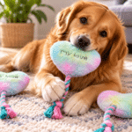 6und. x $8.400 ($1.400 c/u) - Peluche Corazón con Sonido y Cuerda para Perros - Imagen 2