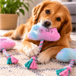 6und. x $8.400 ($1.400 c/u) - Peluche Nube con Sonido y Cuerda para Perros - Imagen 2