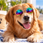 6und. x $6.000 ($1.000) - Gafas de Sol Redondas para Perros y Gatos - Imagen 2