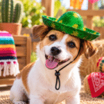 6und. x $9.000 ($1.500 c/u) - Sombrero Mexicano Brillante para Mascotas - Imagen 2