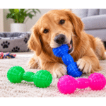6und. x $9.600 ($1.600 c/u) - Juguete Mancuerna con Sonido para Perros - Imagen 2