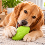 6und. x $5.700 ($950 c/u) - Juguete Pelota Ovalada Texturizada para Mascotas - Imagen 2