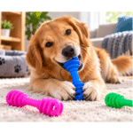6und. x $7.800 ($1.300 c/u) - Juguete Mancuerna Texturizada para Perros - Imagen 2