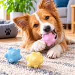 6und. x $6.600 ($1.100 c/u) - Pelota Mordedora con Relieves para Mascotas - Imagen 2
