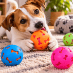 6und. x $8.700 ($1.450 c/u) - Pelota Mordedora Texturizada para Mascotas - Imagen 2