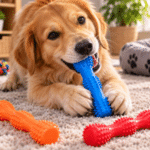 6und. x $7.800 ($1.300 c/u) - Juguete Mordedor Texturizado Tipo Hueso para Mascotas - Imagen 2