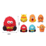 6und. x $13.080 ($2.180 c/u) - Juguete Monstruo Texturizado para Mascotas