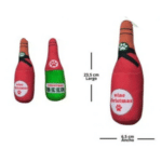 6und. x $8.400 ($1.400 c/u) - Peluche Botella para Mascotas