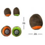 6und. x $6.000 ($1.000 c/u) - Pelota de Peluche para Mascotas