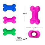 6und. x $2.700 ($450 c/u) - Juguete Hueso Mordedor con Porta Premios para Mascotas