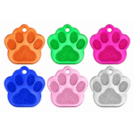 12und. x $3.600 ($300 c/u) - Placas para Mascotas Diseño Huella