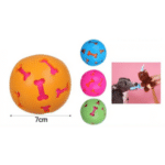 6und. x $8.700 ($1.450 c/u) - Pelota Mordedora Texturizada para Mascotas
