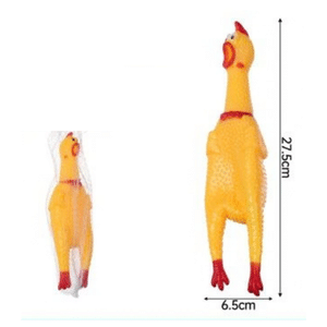 VICTORIA 6und. x $3.300 ($550 c/u) - Juguete Pollo Chillón para Mascotas - Imagen 1